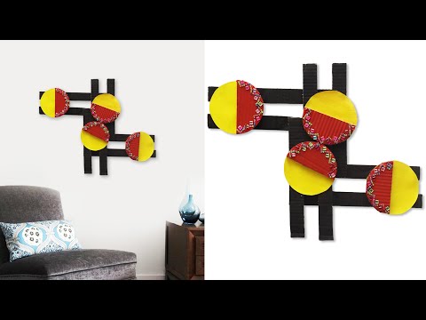 Beautiful Home Decor From Waste Cardboard | Simple DIY Ideas For Room / Wall Decor