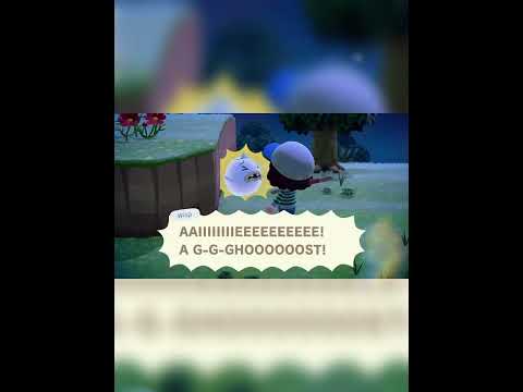 Wisp, omg, this reaction every time 🤣 #animalcrossing #shorts