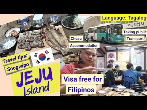 Travel tips to Seogwipo, Jeju Island, South Korea (1st day in Jeju). 30 days visa free for Filipinos