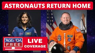 NASA Astronauts Return Home - LIVE Breaking News Coverage (Suni Williams & Butch Wilmore)