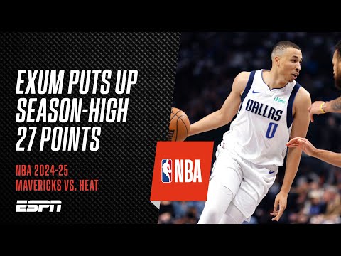 Dante Exum puts up a new season-high 27 points for Dallas | #NBA