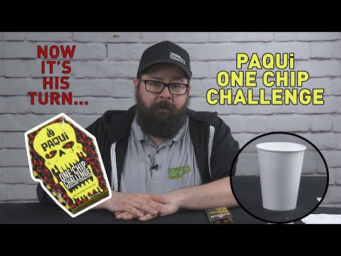 He made his coworkers do the One Chip Challenge, now it's his turn...