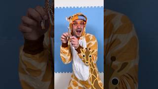 How to be a giraffe?! Blippi's Animal Challenge! #blippi #shorts