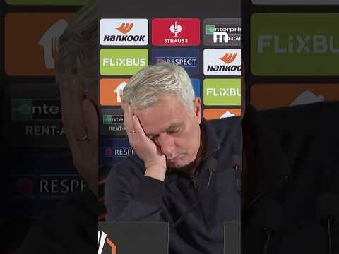 Mourinho'nun Uzun Soru Tepkisi #shorts