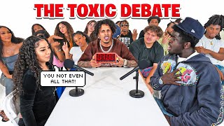 The Toxic Debate! | 12 Girls & 12 Guys! **HEATED ARGUMENT**