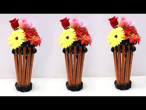 WOW !! DIY Paper Flowers Craft || How to Make Flower Pot Using Paper