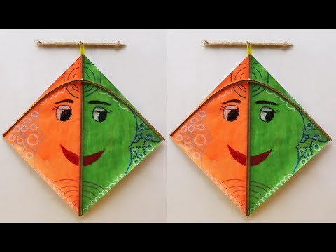 Easy paper kite step by step l Uttarayan special kite making