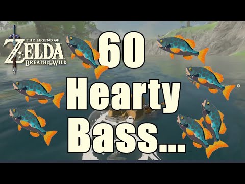 Hearty Bass Locations Zelda Breath of The Wild #BoTW