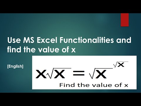 Advanced Excel Techniques for Math Problems [English]