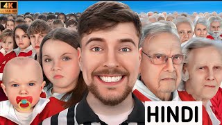 mrbeast हिंदी  video Ages 1 - 100 Fight For $500,000 mrbeast Hindi  @MrBeast