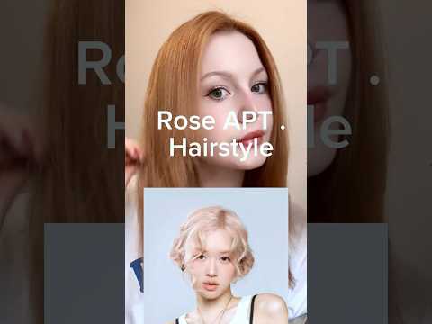 Rose’s hairstyle #rose #hairstyle #apt #brunomars #hair #blackpink #jennie #lisa #jisoo #kpop