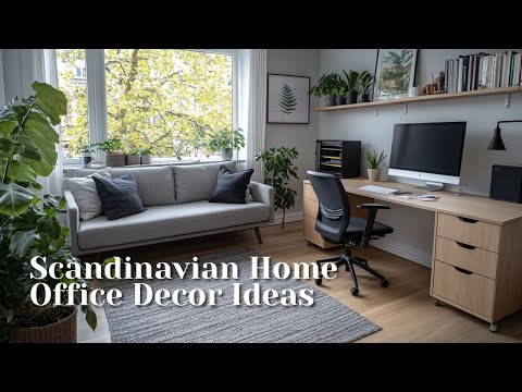 Transform Your Living Room with Budget-Friendly Scandinavian Home Office Decor Ideas