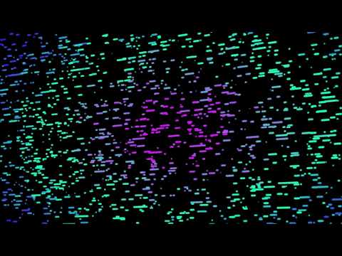 Flowing Gamma Bits Looping Background - FREE Screensaver for Streams