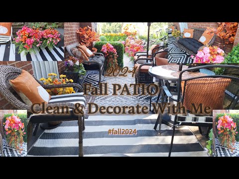 DIY Fall Patio Makeover | 2024 Fall Home Décor Ideas | Tablescapes and Decor By Candy