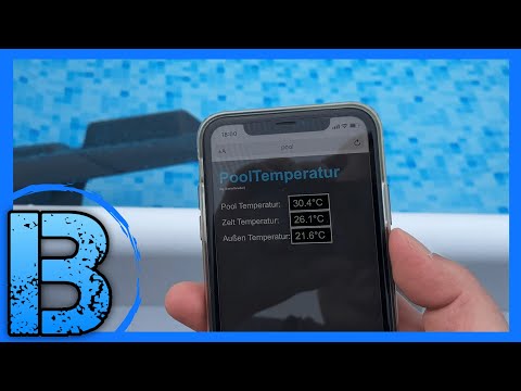 Mein digitales Thermometer für den Pool