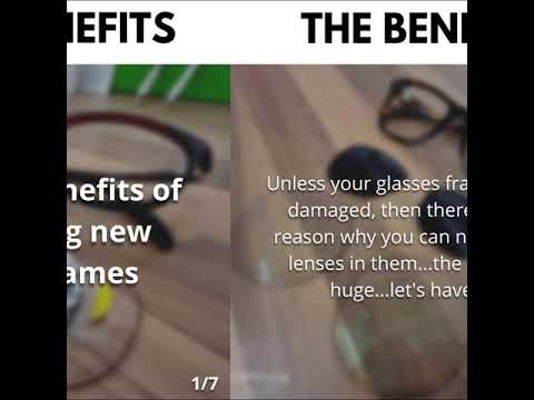 Top 4 benefits when NOT buying new frames 🤔👓