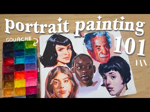 Portrait Painting Tips // 100 Heads Challenge