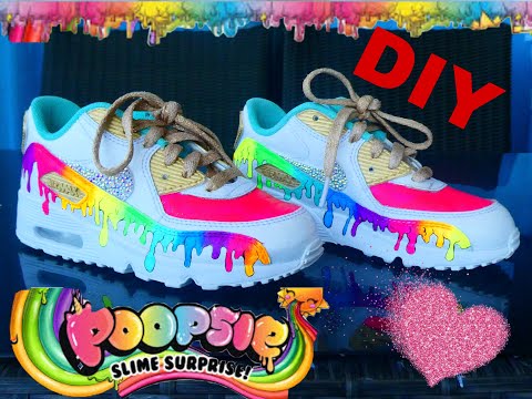 Poopsie Slime Surprise,, ,Poopsie Sneakers  Custom Nike Bling😀 Nike shoes