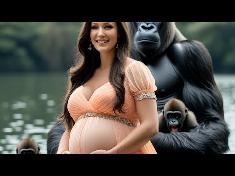 Gentle gorilla journey#viralshort #trendingshort #happy #gorilla #animallover#pregnentwomen