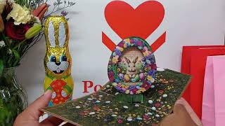 Easter Bunny And Egg 3D Pop Up Card