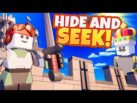 We Played Hide and Seek in a Lego Castle! (Brickadia Multiplayer)