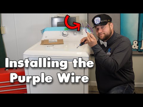 WE49X37037 GE Dryer Heater Wire Installation - How to Install