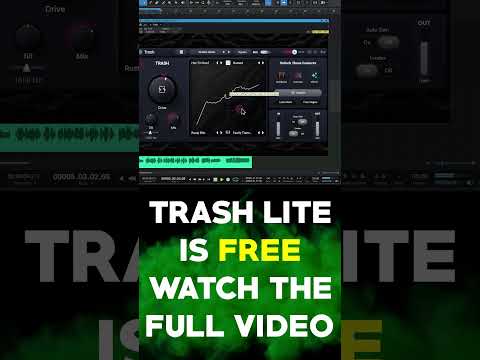 FREE PLUGIN 🔥 TRASH LITE IS AWESOME  #audioplugins #freeplugins #izotope #Shorts  #mixing