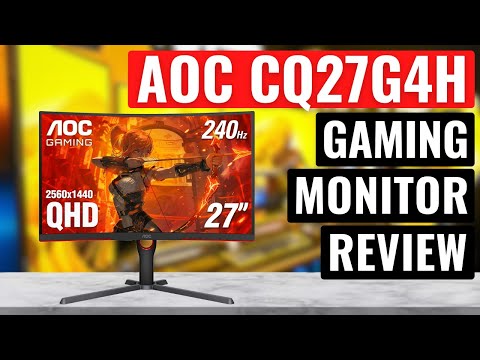 AOC CQ27G4H 27 Inch Curved 1440p 180Hz Gaming Monitor Review 2025