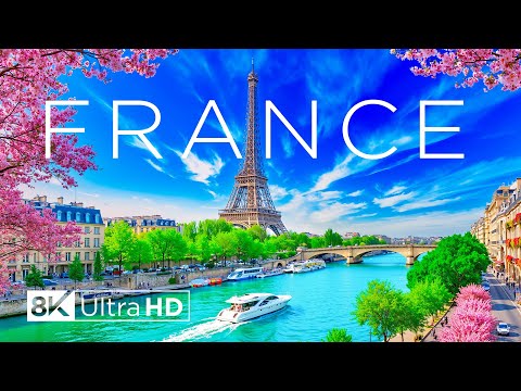 France 8K UHD - Soothing Music with Enchanting Landscapes and Iconic Architecture - Ultra HD Video