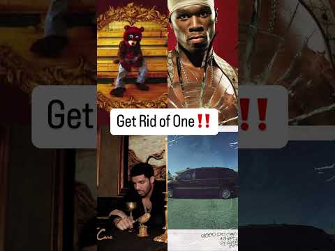 Get Rid of one album edition. #kanyewest #drake #kendricklamar #youtubeshorts #shorts #albums m