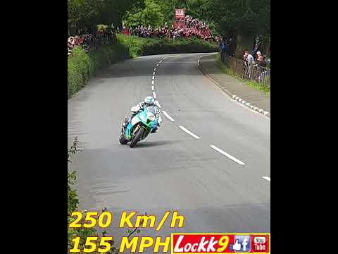 ⚡Go Hard or Go Home 🇮🇲 Rear wheel slide - ISLE OF MAN TT #shorts