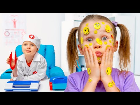 Stephi goes to a doctor with a sticker pox