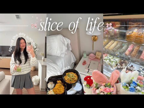 slice of life ⋆.𐙚˚ grwm, grocery shopping, kbeauty haul, + reclectic grand opening in charlotte, nc