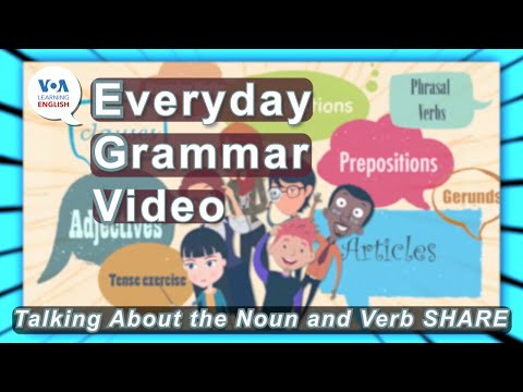 Everyday Grammar Video: Understanding Share as a Noun and Verb