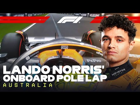 Lando Norris' Pole Lap | 2025 Australian Grand Prix | Pirelli