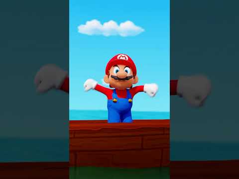 Funny video with Bowser as pirate vs Super Mario chilling on a boat