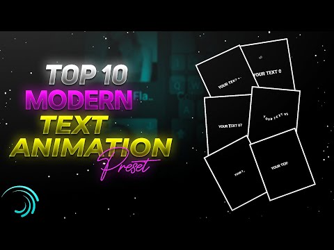 Top 10 New Text Animation Preset | Text Animation Alight Motion | Preset | alight motion text effect