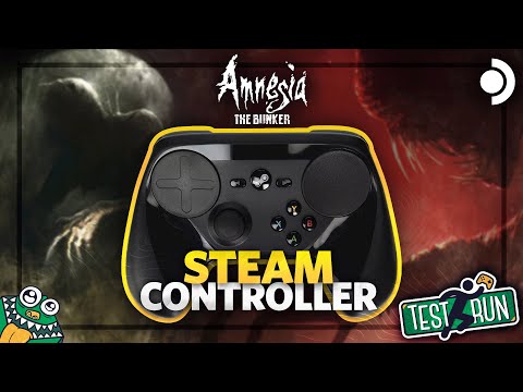 Testing the Steam Controller on the Steam Deck with Amnesia: The Bunker - TEST RUN 🎮🏃‍♂️