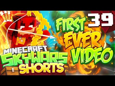 MY FIRST EVER VIDEO! (MINECRAFT SKYWARS SHORTS #39)