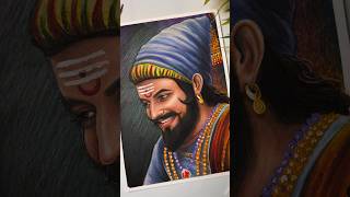 Chhatrapati Shivaji Maharaj Drawing, #shorts #art #drawing