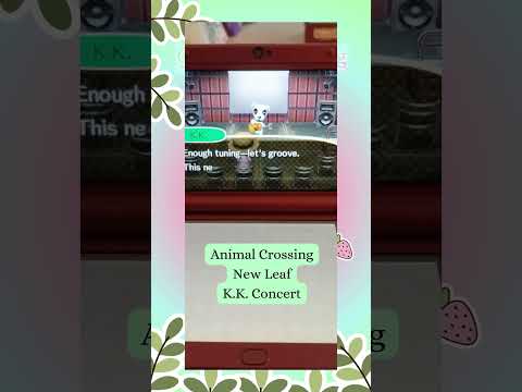 K.K. Concert Animal Crossing New Leaf #cookingcrossing  #animalcrossingg3ds #animalcrossing