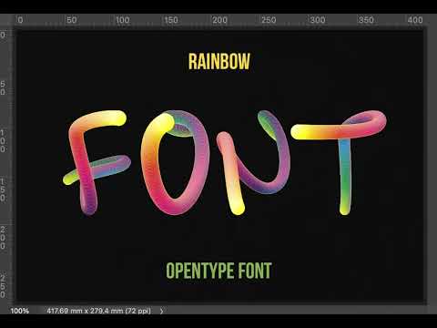 Rainbow Font