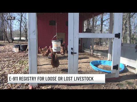 Residents can register livestock to E-911 registry