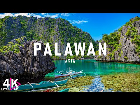 4K Palawan - The Pristine Beaches and Crystal Clear Waters of the Philippine Paradise