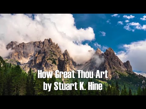 How Great Thou Art | Relaxing Piano Hymn with Lyrics