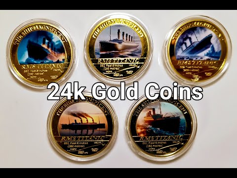 Christmas Gift Ideas Gold Titanic Coins Aliexpress