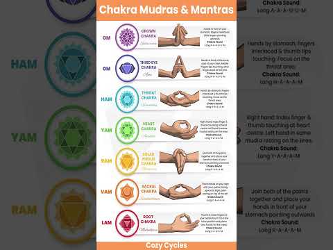 Chakra Mudras & Mantras @CozyCycles