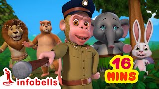 Akkad Bakkad Bambe bo & more | Hindi rhymes for Children | Infobells