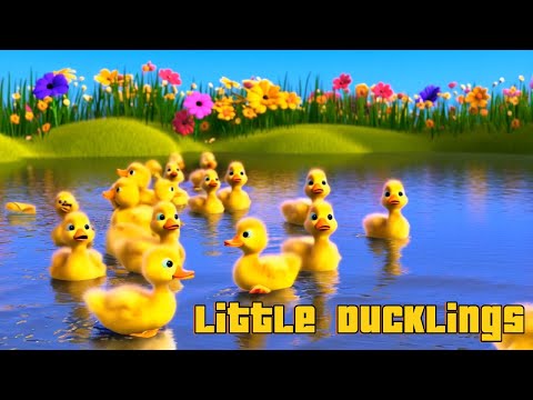 Little Ducklings Playing in the Pond   Cute and Fun Kids Poem! #nurseryrhymes #kidssongs #kids