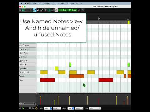 Day 14   Learning Reaper's MIDI Editor #beatober #beatober2023